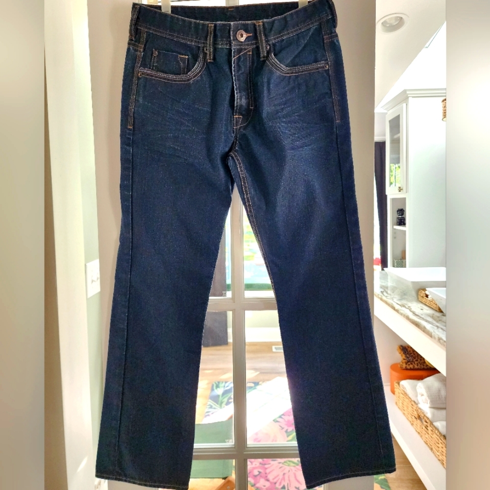 Buffalo David Bitton Indigo Slim Straight Jeans